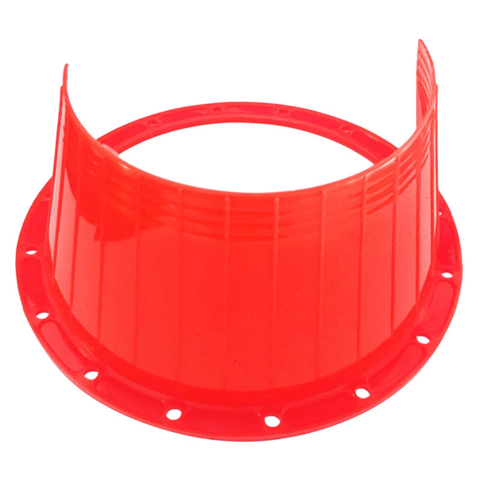 1 Pair Waterproof Car Audio 6.5'' Dia Speaker Spacers Extender Rings Red