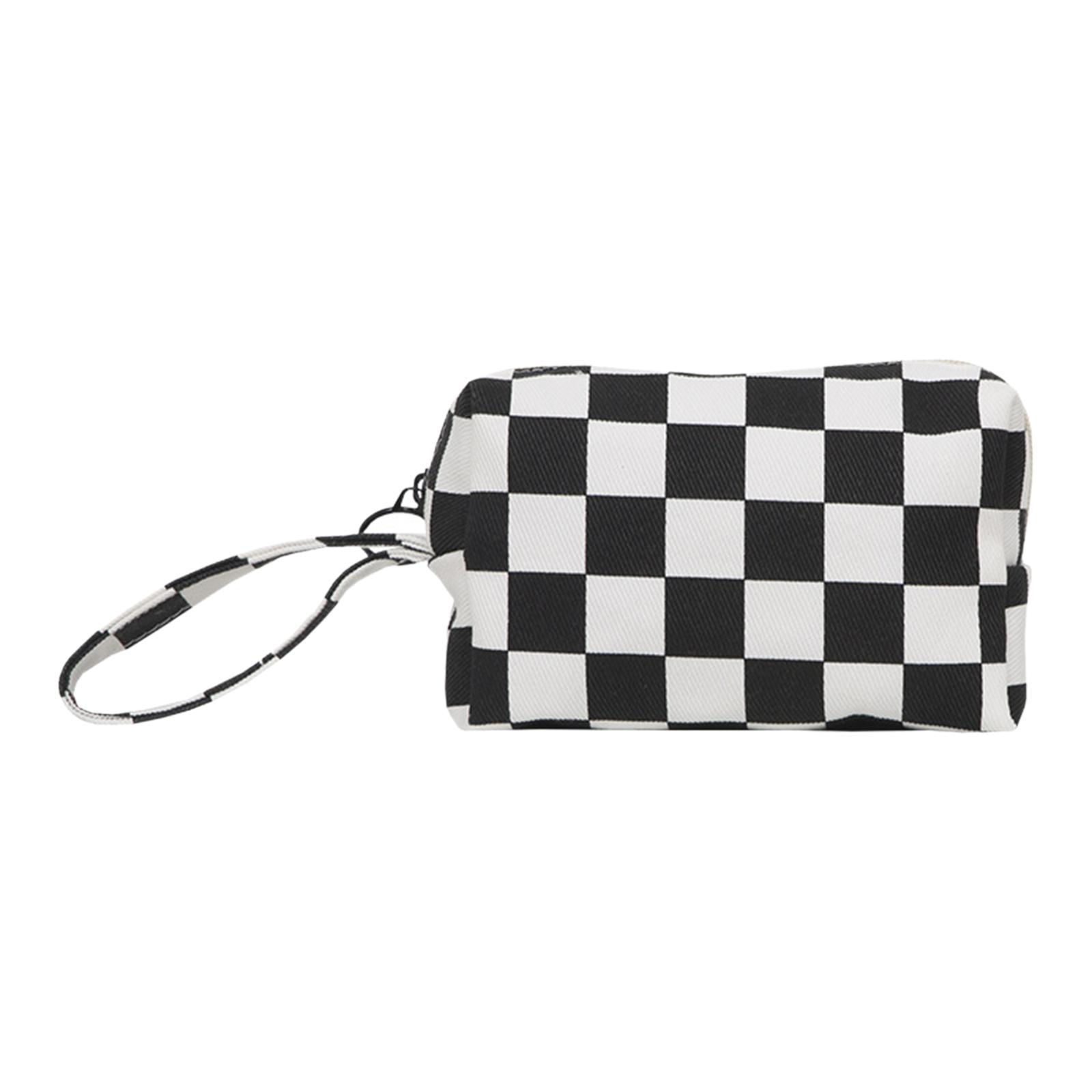 Portable Makeup Bag Storage Case Organizer Zipper Design Versatile Cosmetic Holder Toiletry Bag