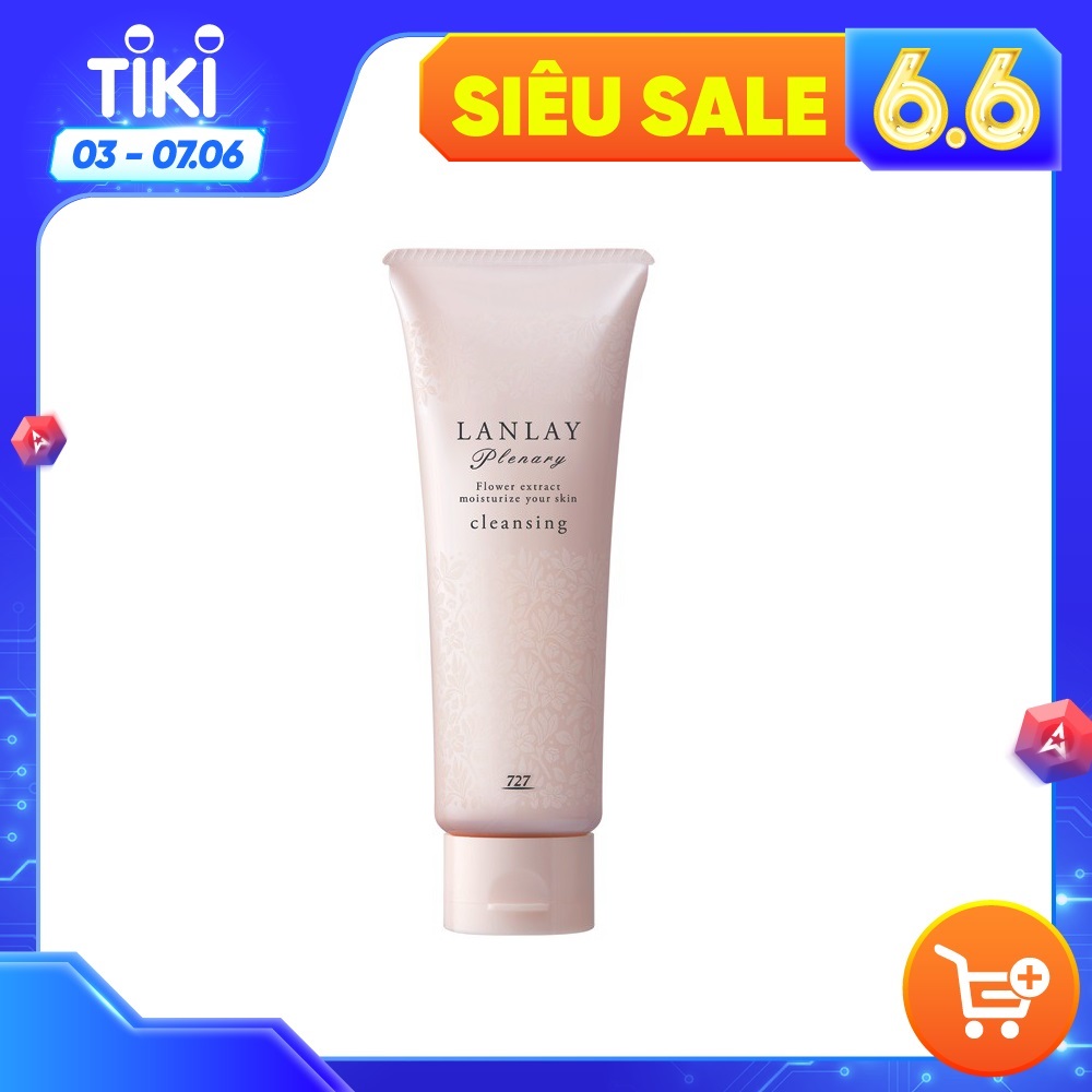 Tẩy trang Nhật kiêm sữa sửa mặt chống viêm da và tác nhân gây hại từ môi trường 727cosmetics Lanlay Plenary cleansing 100g