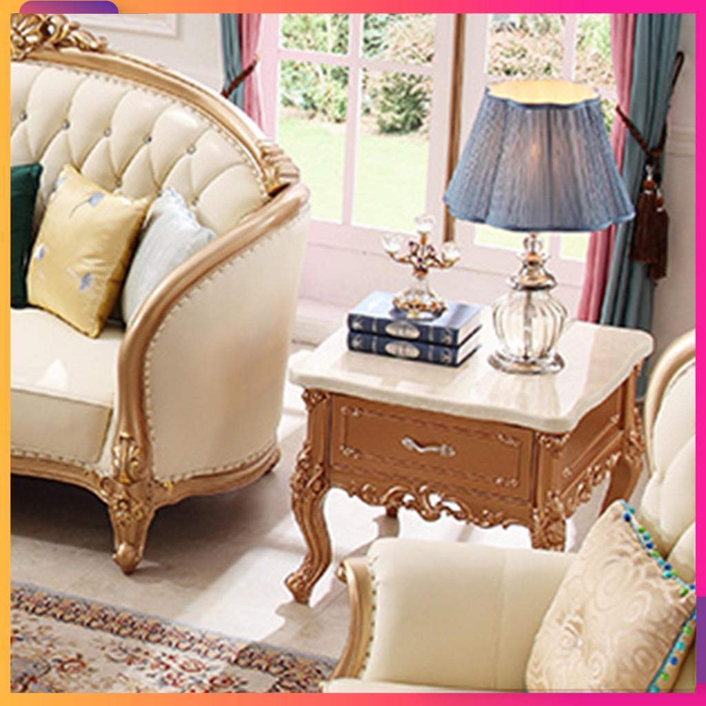 Sofa tân cổ điển hoàng gia gỗ thịt bọc da bò nguyên miếng – xứng tầm đẳng cấp cho nhà Lâu Đài, Siêu Biệt Thự