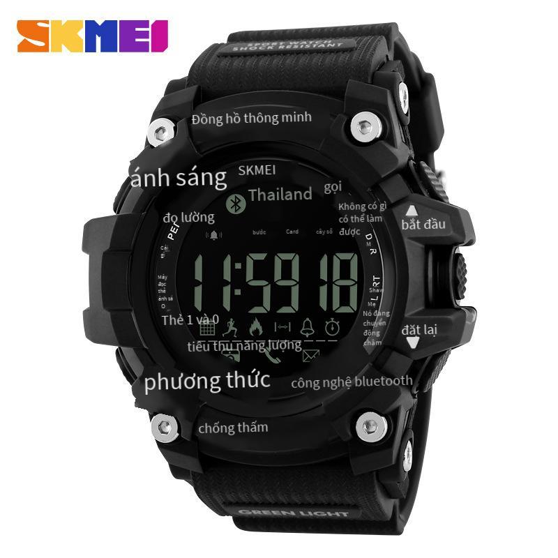 Phong cách mới nhất Khoảnh khắc làm đẹp điện thoại di động mới bluetooth đồng hồ điện tử chống nước thể thao đồng hồ thông minh nhắc nhở máy đếm bước chân hỗ trợ ios android