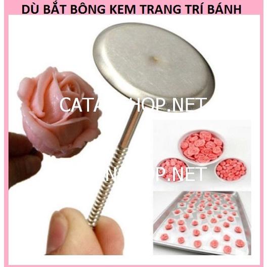 Dù bắt kem 3cm 4cm 5cm 7cm Dụng cụ hỗ trợ bắt bông kem trang trí bánh bằng inox -DuBK