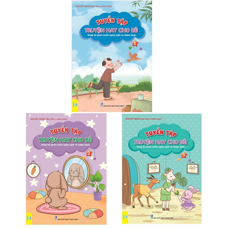 Sách - Combo 3 cuốn Tuyển Tập Truyện Hay Cho Bé - Giúp Bé Phát Triển Ngôn Ngữ Và Nhận Thức - ndbooks