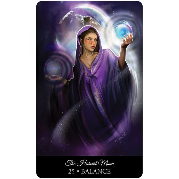 Bộ bài The Witching Hour Oracle 78 lá bài tặng đá thanh tẩy