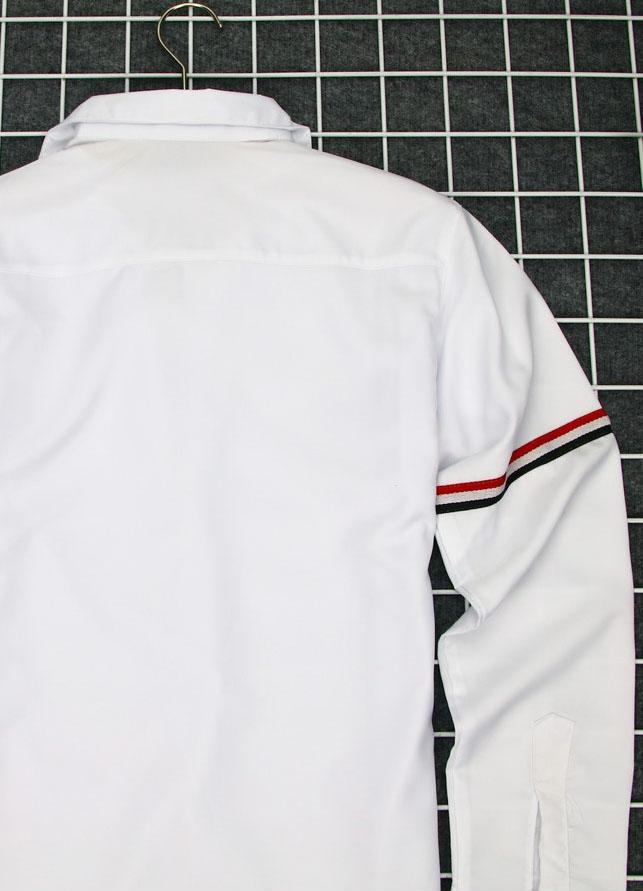 Áo sơ mi unisex soái ca quốc dân a399 sơ mi nam nữ trắng muidoi