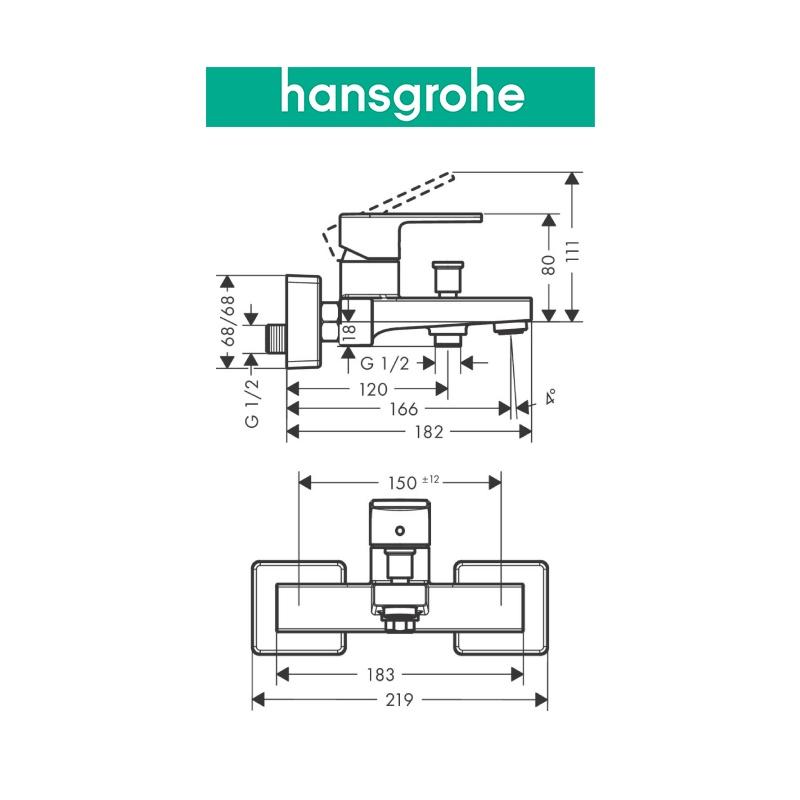 Bộ trộn HANSGROHE Vernis Blend 71440