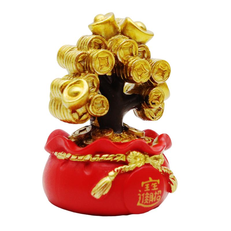 Mô Hình Cây Kim Tiền Mini Trang Trí Tết - WanLongDa NN-146