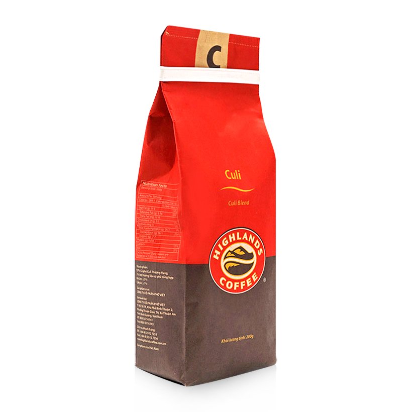 Cà Phê Rang Xay Culi Highlands Coffee (200g)