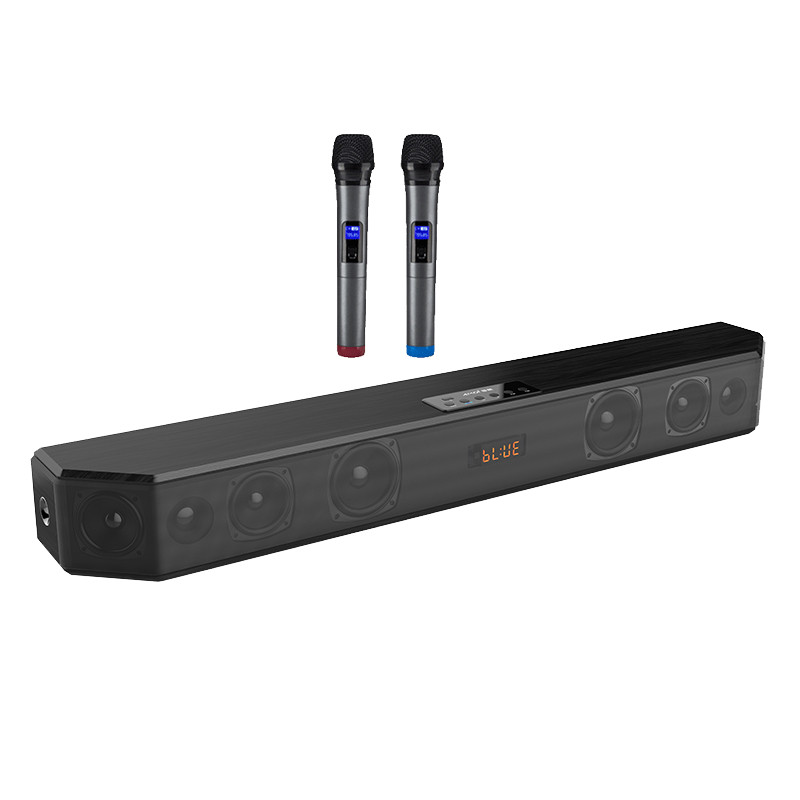 Loa Soundbar 5.1 Bluetooth Hát Karaoke AMOI L9 Tặng Kèm 2 Micro Không Dây AZONE