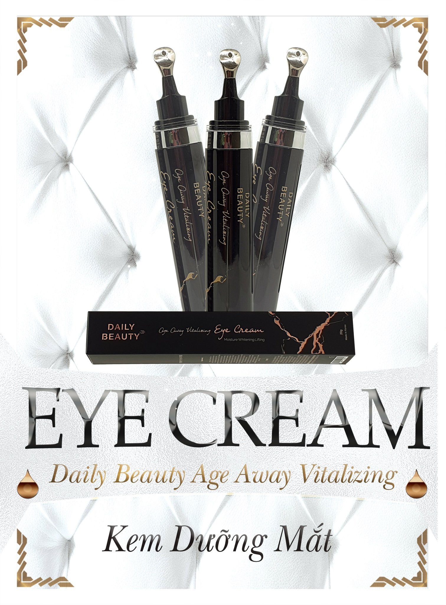 Kem dưỡng mắt Daily Beauty Age Away Vitalizing Eye Cream R&amp;B Việt Nam phân phối độc quyền sản phẩm nhập khẩu từ Hàn Quốc