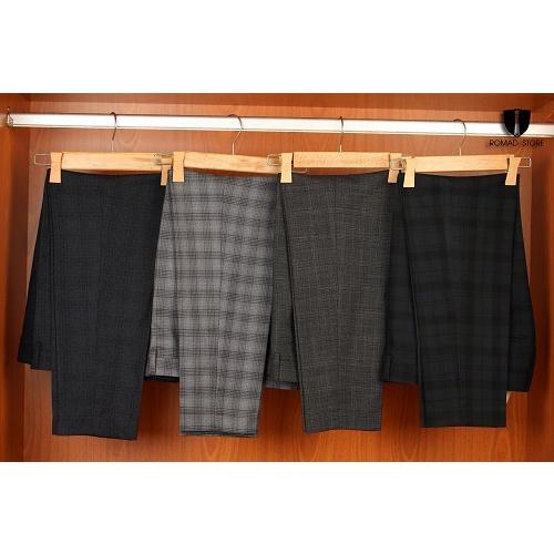 Quần short lửng nam ROMAD dáng âu chất wool mềm mại, ít nhăn 7547