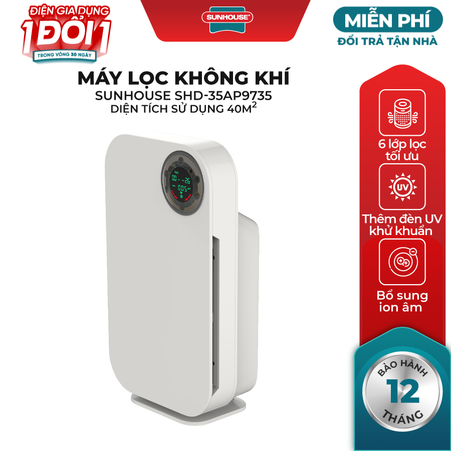 Máy Lọc Không Khí Sunhouse SHD-35AP9735  - Chính Hãng