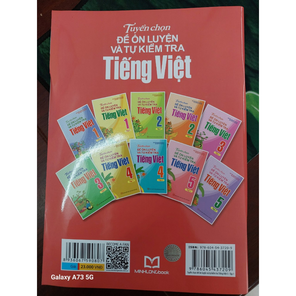 Sách - Tuyển Chọn Đề Ôn Luyện Và Tự Kiểm Tra Tiếng Việt Lớp 5 - Tập 1