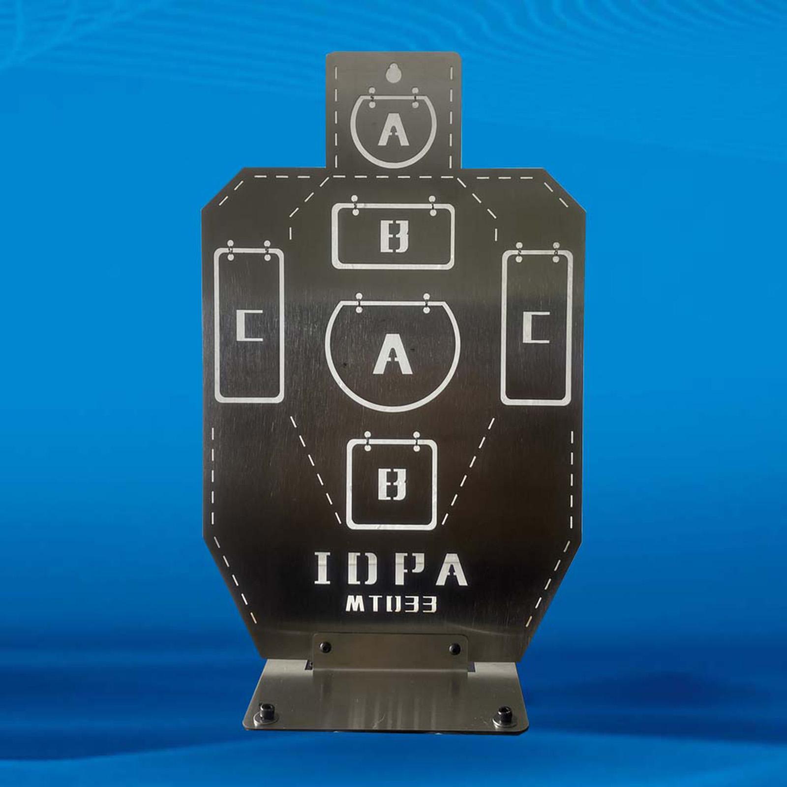 Silhouette Target Metal Target Hunting Durable Sports Metal Target without Stand Sturdy Letter Partition Training Target