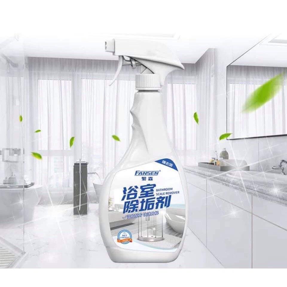 Bình Xịt Tẩy Rửa Đa Năng- Chai Xịt Tẩy Rửa inox Canxi Siêu Sạch Nhà Bếp Nhà Tắm