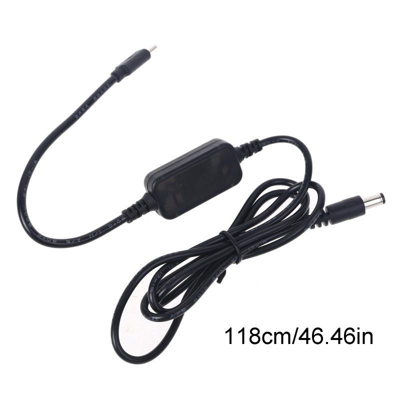 Dây cáp nguồn USB C Pd Type C sang 12v 20v 5.5x2.1mm cho bộ định tuyến wifi đèn led CCTV
