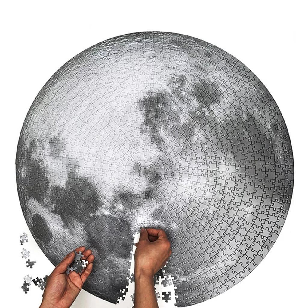 Round Jigsaw Puzzles 1000 Pieces Educational Toys Adult Kids Puzzle