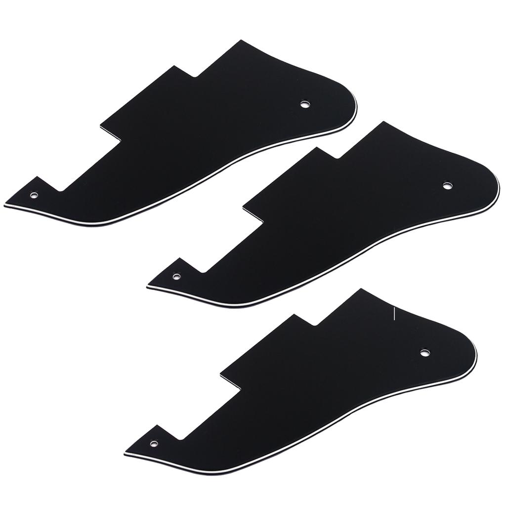 Bộ 3 PVC 3Ply Đàn Guitar Pickguards Nhạc Cụ Trang Trí Phần