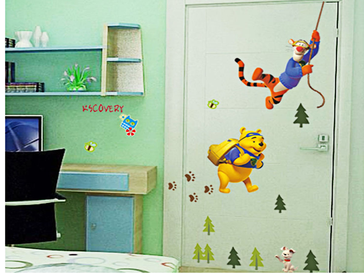 DECAL POOH ĐU DÂY