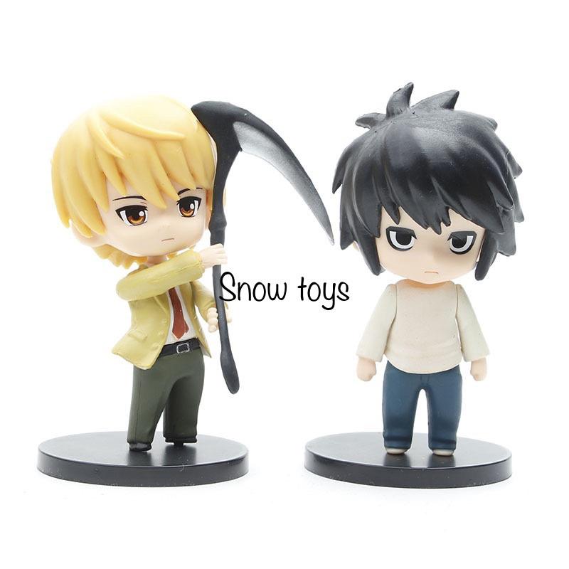Mô hình Death Note - Yagami Raito Light Kira Tử thần Ryuk Shinigami Rem L Lawliet - Cao khoảng 10cm - Bán lẻ