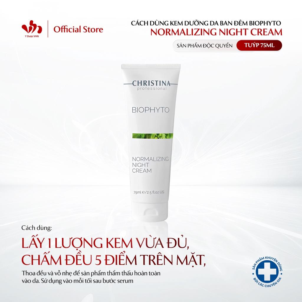 Kem Dưỡng Da Ban Đêm Bio Phyto Normalizing Night Cream CHRISTINA Giúp Cân Bằng Và Tái Tạo Da Tuýp 75ml