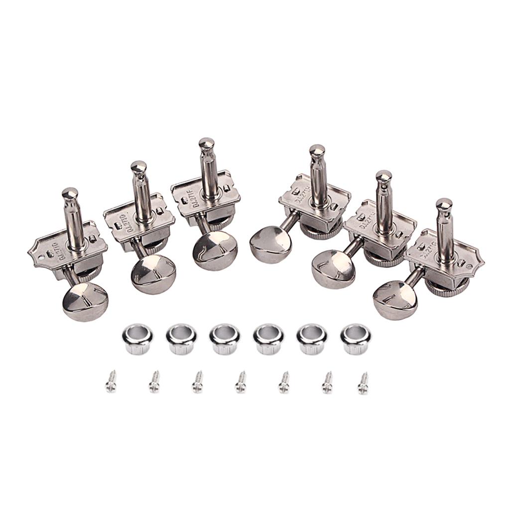 Set of 6 Guitar Tuners Tuning Pegs 6R with Lock for Vintage Style ST TL Electric Guitar Parts