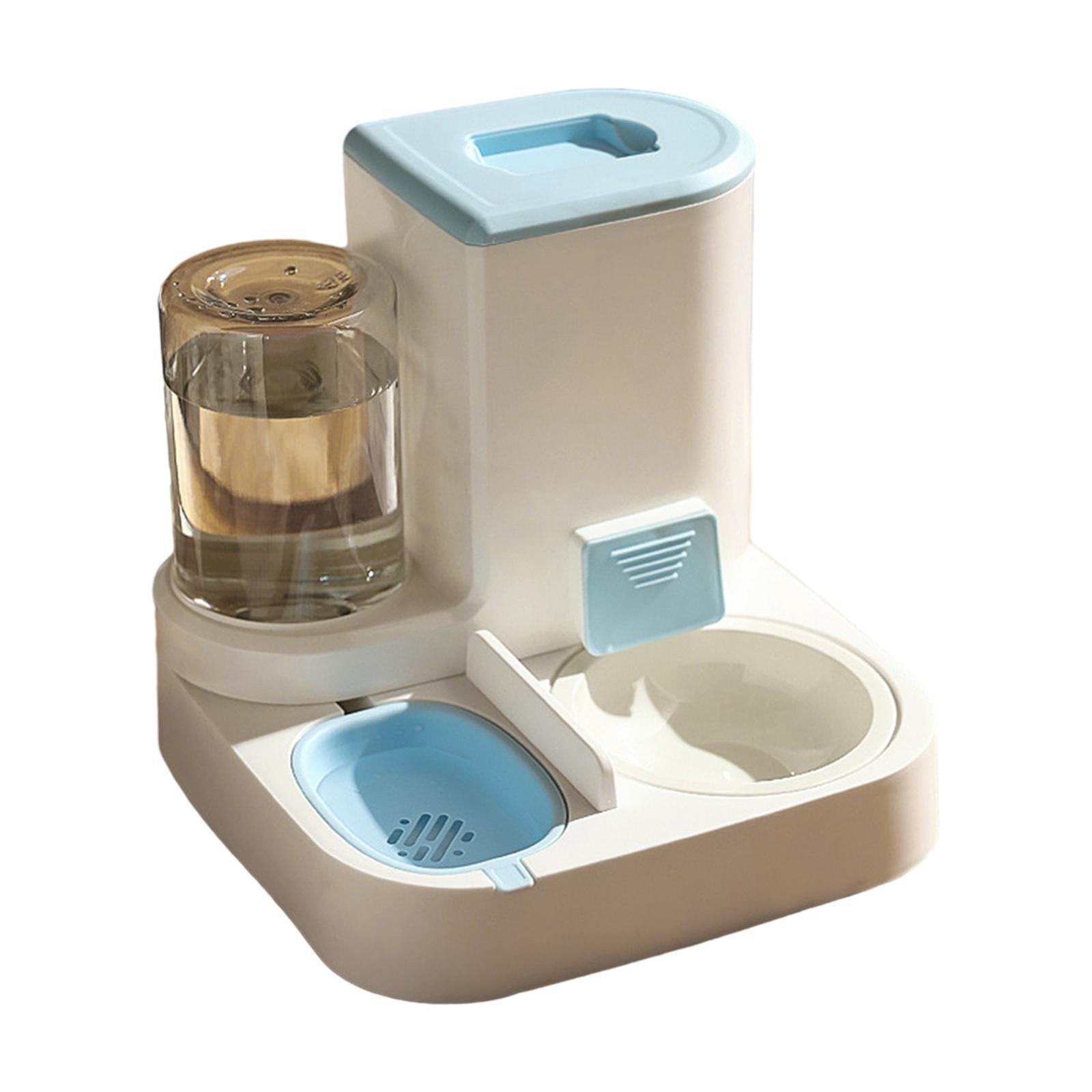 Automatic Dog Cat Feeder Feeder and Waterer Set Drinker Feeder Kitten Pet Supplies Travel Feeder and Water Dispenser Water Drinking Bowl