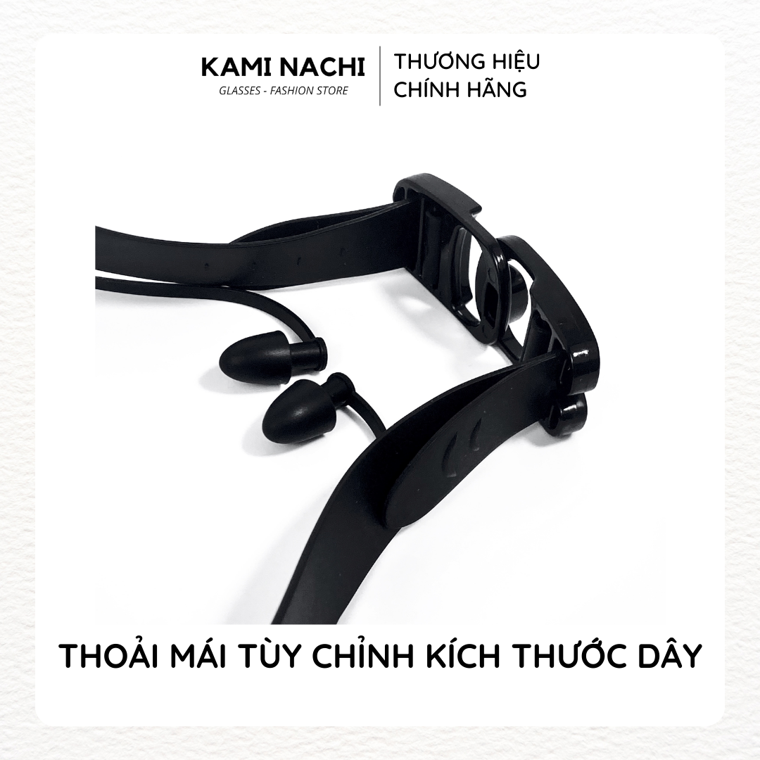 Kính bơi cận nâng cấp cho người lớn có độ cận từ 2.0 đến 9.0 độ chính hãng KAMI NACHI