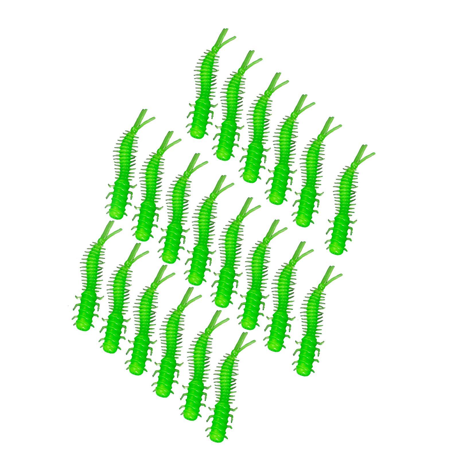 20x Soft Fishing  Spiral Tail Baits Set for Saltwater Sea Fishing