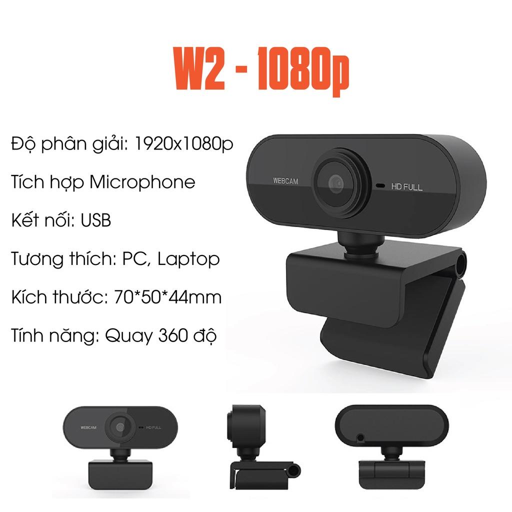 Webcam Máy Tính, Webcam mini Full HD 1080P Có Mic-USB kẹp màn hình, Học Online Qua ZOOM