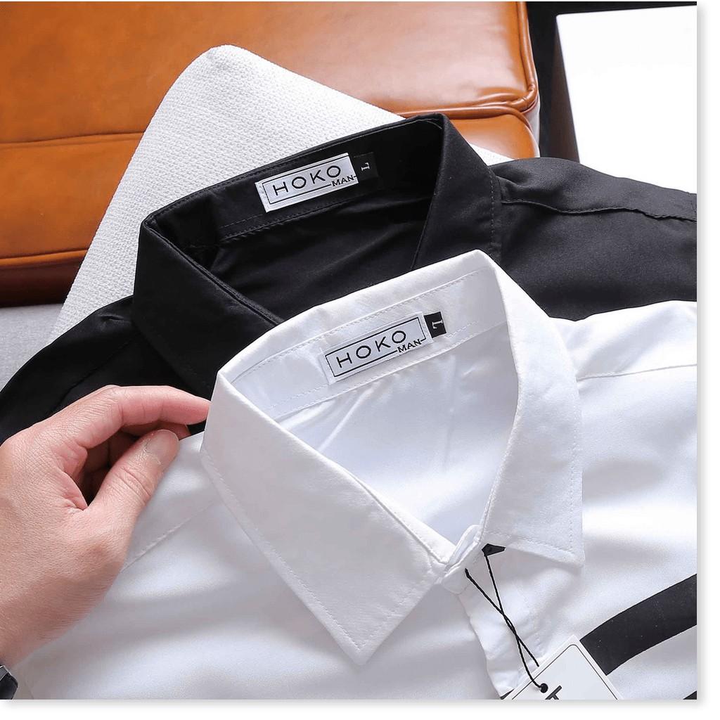 Áo sơ mi in thêu kẻ sọc ngang cực đẹp
