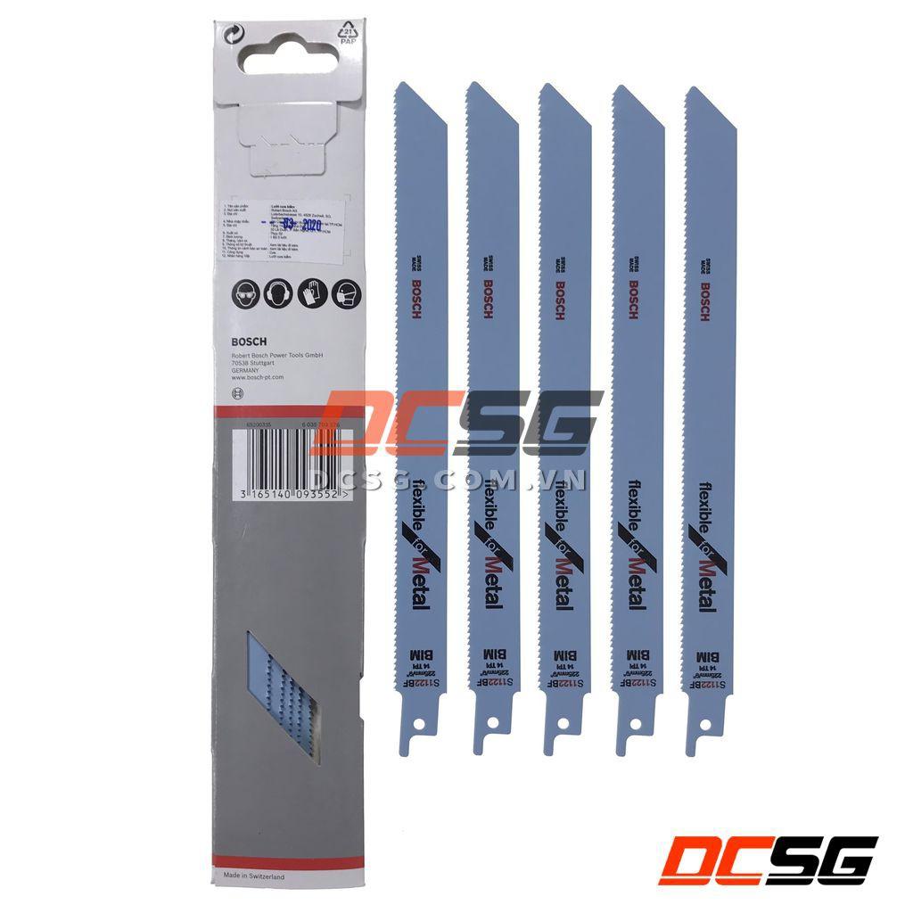 Lưỡi cưa kiếm cắt sắt 225mm Bosch S1122BF | DCSG