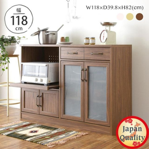 Tủ bếp Luffly Japan 8211 - Màu walnut