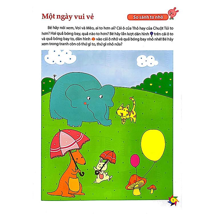 Sách Dạo chơi cùng Toán học - Trò chơi dán giấy