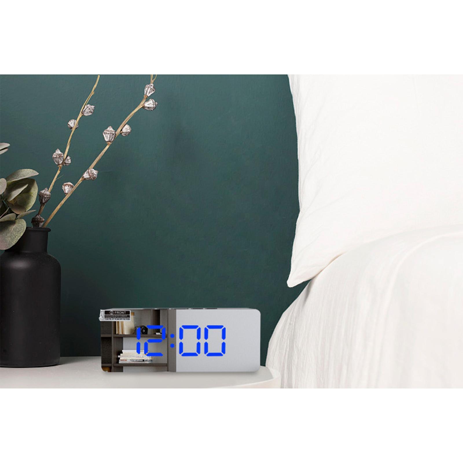 Clock Digital LED Display Mirror Clock
