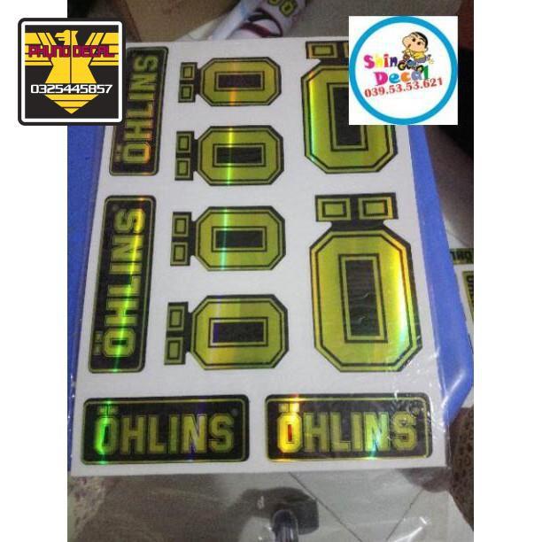 Tem tấm logo 7 màu in sẵn