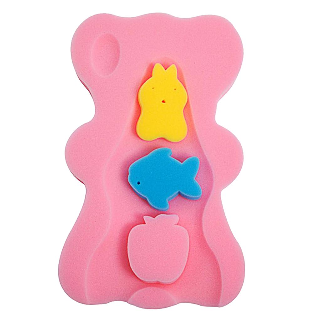 2x Baby Care Bath Sponge Infant Cushion Safety Bathing Bathroom Shower Mat