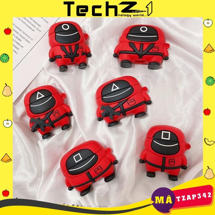 Bao Case Hình Squid Game Dành Cho Airpods 1/ 2/ 3/ Pro Kiểu Dáng Cực Chất - Mã TZAP342