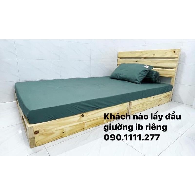 GIƯỜNG PALLET CHÂN CAO 20CM FULL KÍN CHÂN 4 MẶT SANG CHẢNH