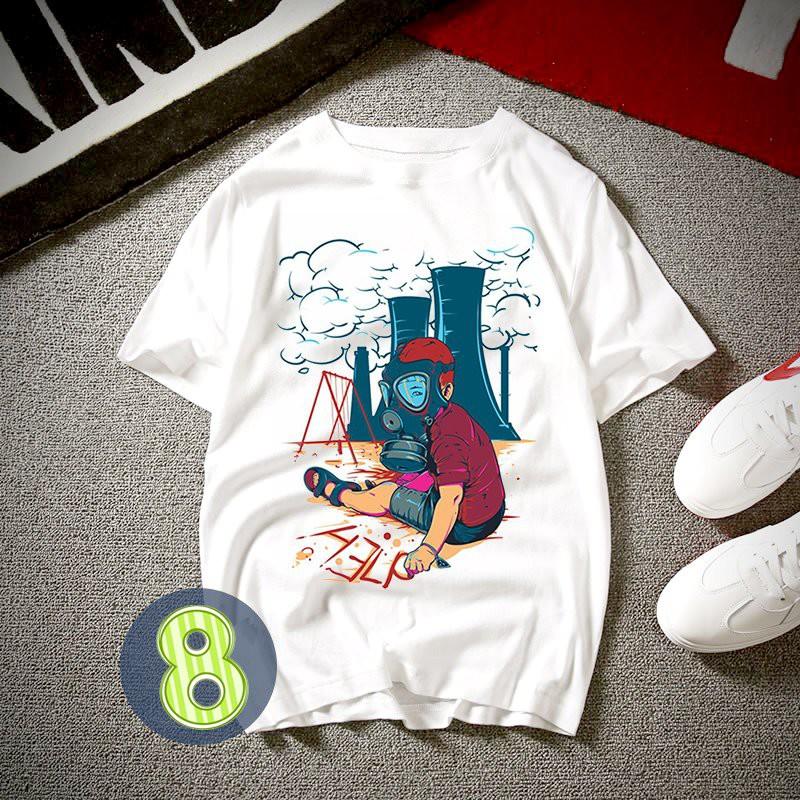Áo thun unisex nam nữ in họa tiết hoạt hình thời trang ATN432