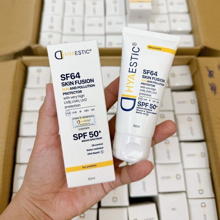 Kem Chống Nắng Hyaestic Skin Fusion Sun And Pollution SF64 SPF50+ Bảo Vệ Tối Đa