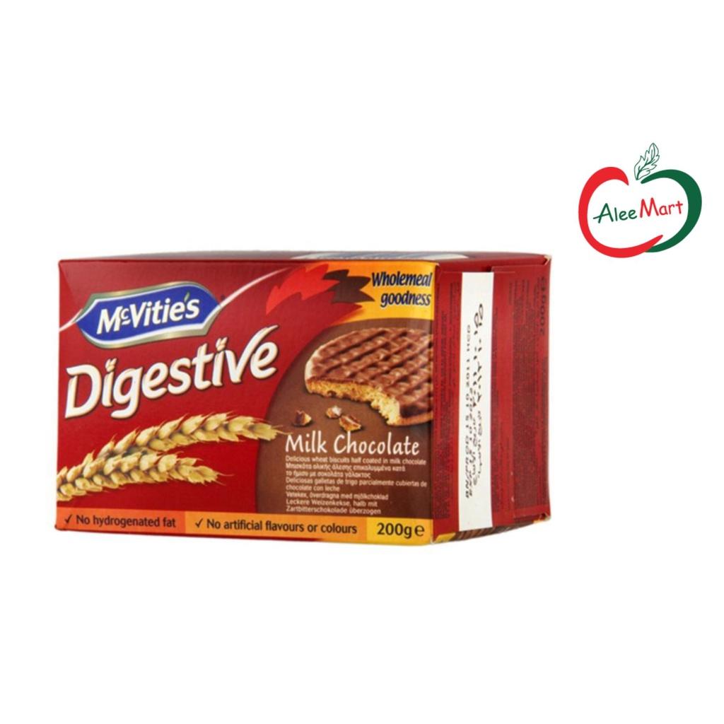 Bánh Quy Lúa Mì Nguyên Cám Sô Cô La Sữa Mcvitie'S Digestive 200G