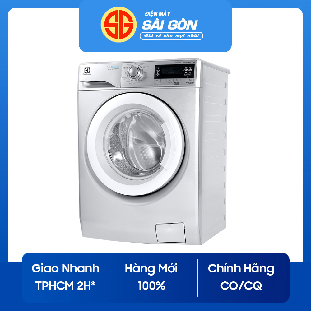 Máy Giặt Cửa Trước Inverter Electrolux EWF12938S - Hàng Chính Hãng