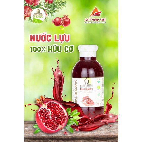 Nước Ép Trái Cây 100% Hữu Cơ Lựu Tự Nhiên Tăng Cường Vitamin C Georgia's Natural - ORGANIC Pomegranate Juice - 300ml