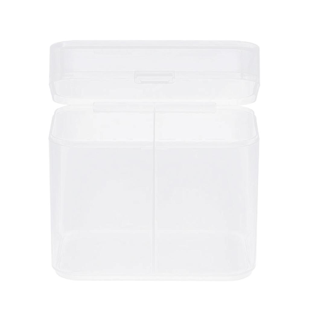 2x2 Spaces Cosmetic Nail Wipes Storage Holder Box Cotton Swabs Pads Container