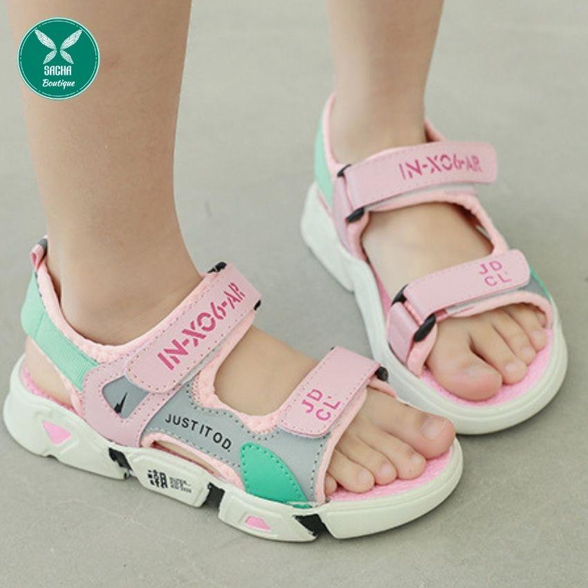 Giày dép sandal quai hậu cho bé trai bé gái đi học đi chơi phong cách hàn quốc - D11