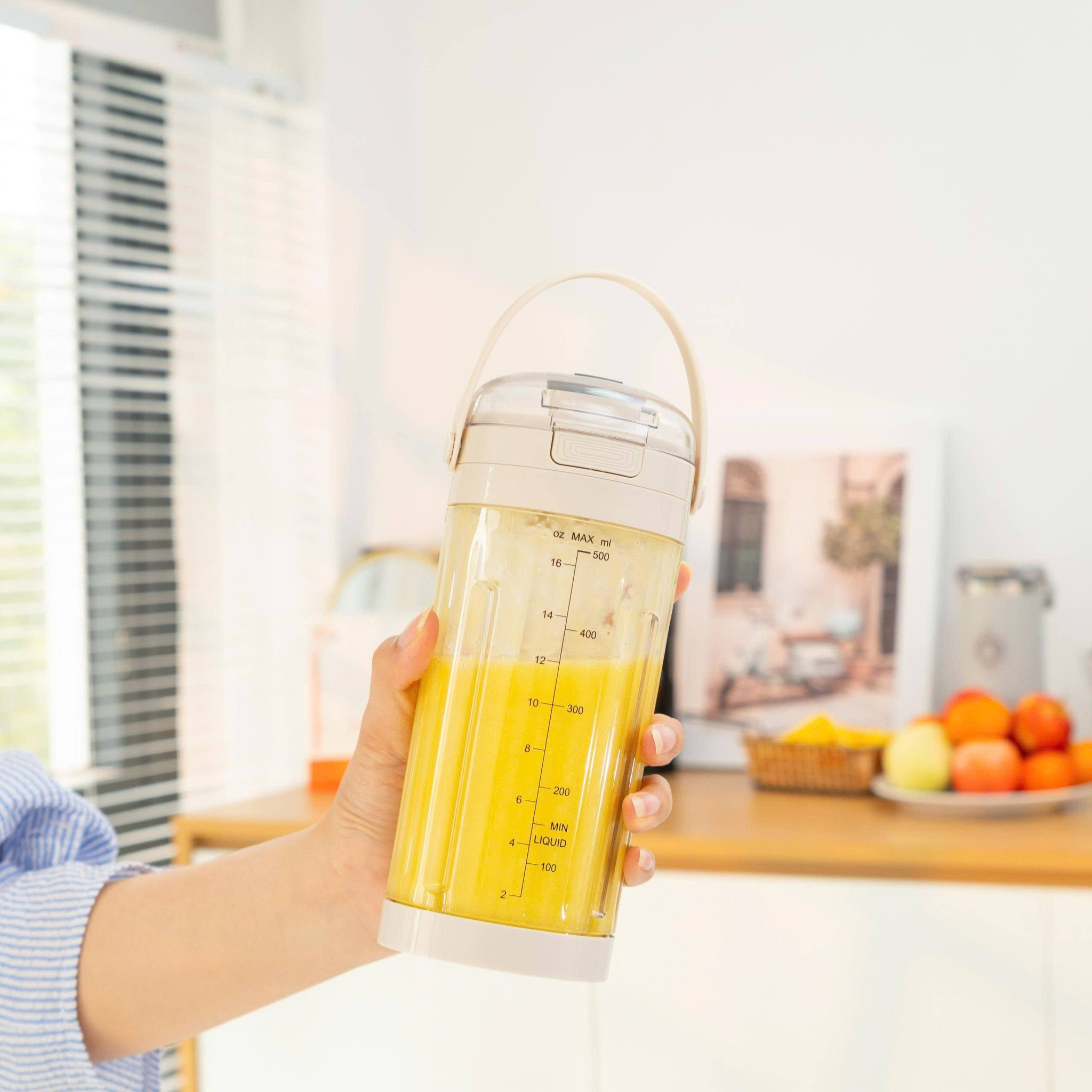 Máy xay sinh tố cầm tay không dây Kalpen B11 công suất 150W dung tích 500ml pin sạc lithium 4000mAh Hàng chính hãng