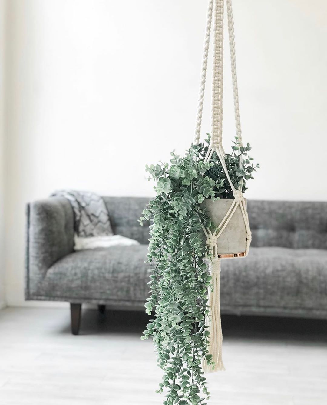 Dây Treo Cây Trang Trí Macrame Mùa Hạ - Sản Phẩm Handmade, Dùng Treo Tường Decor Trong Nhà Ở, Văn Phòng Làm Việc, Homestay, Quán Cà Phê