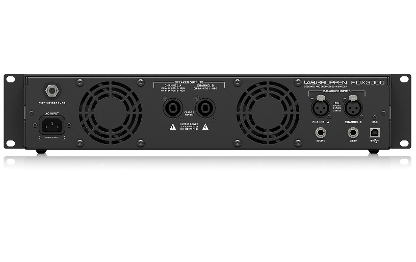 Đấy công suất LAB.GRUPPEN PDX3000 - 2 Kênh x 1,500 Watts Amplifier-Hàng Chính Hãng