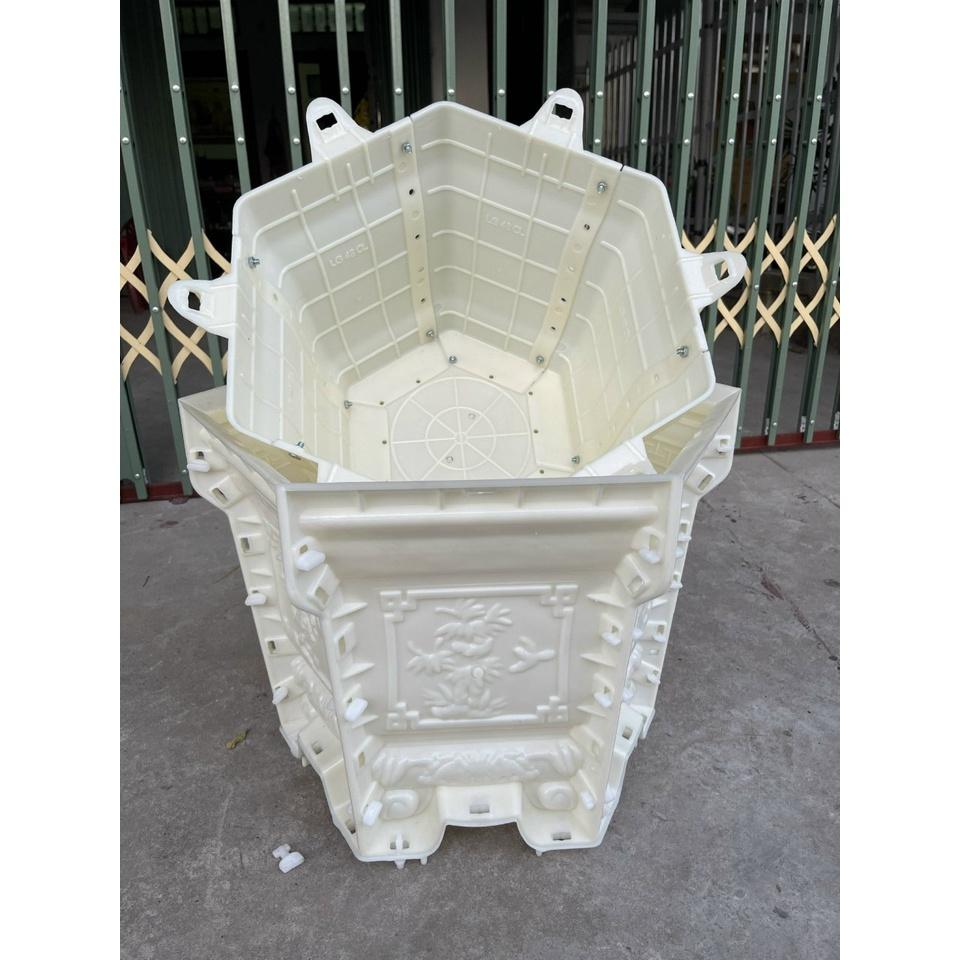 Khuôn chậu lục giác 48 chân liền nhựa ABS có đủ lòng trong